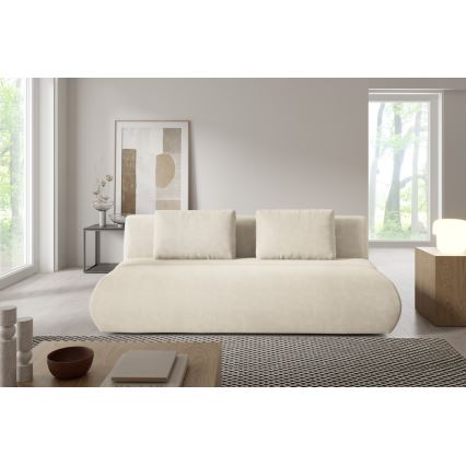 Dreisitzer-Klappsofa FANO cremefarben