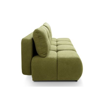 Dreisitzer-Klappsofa mit Stauraum NUORO grün