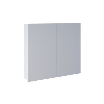 Dřevojas - Badezimmer-Spiegelschrank NEXI 80x68 cm weiß