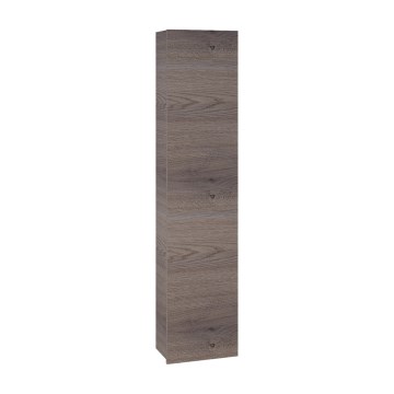 Dřevojas - Hängender Badezimmerschrank ZYLO 35x155 cm dunkle Eiche