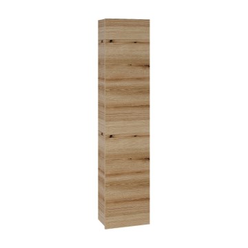 Dřevojas - Hängender Badezimmerschrank ZYLO 35x155 cm Eiche