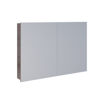Dřevojas - Spiegelschrank NEXI 100x68 cm, dunkle Eiche
