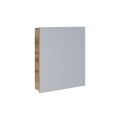 Dřevojas - Spiegelschrank NEXI 60x68 cm Eiche