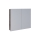 Dřevojas - Spiegelschrank NEXI 80x68 cm dunkle Eiche