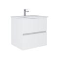 Dřevojas - Waschtischunterschrank mit Waschbecken BANO 60x47 cm weiß