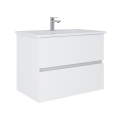 Dřevojas - Waschtischunterschrank mit Waschbecken BANO 78x47 cm weiß