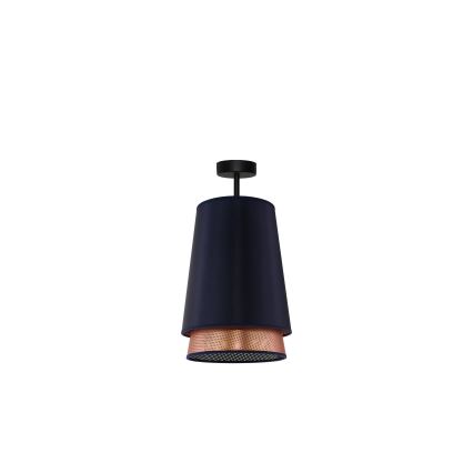 Duolla - Aufbauleuchte BELL SHINY 1xE27/15W/230V d 25 cm blau/kupfern