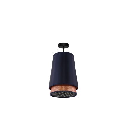 Duolla - Aufbauleuchte BELL SHINY 1xE27/15W/230V d 25 cm blau/kupfern