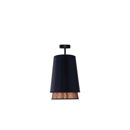Duolla - Aufbauleuchte BELL SHINY 1xE27/15W/230V d 25 cm blau/kupfern