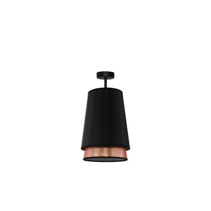 Duolla - Aufbauleuchte BELL SHINY 1xE27/15W/230V d 25 cm schwarz/kupfern