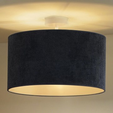 Duolla - Aufbauleuchte CORDUROY 1xE27/15W/230V d 40 cm dunkelblau