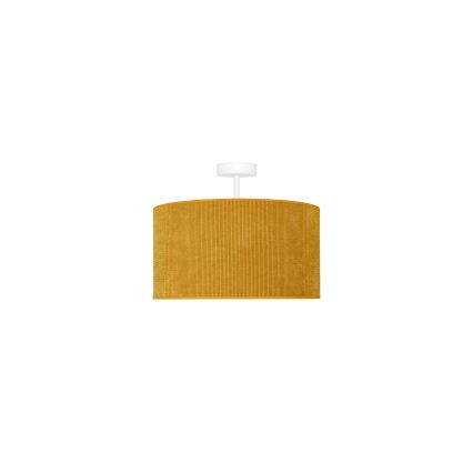 Duolla - Aufbauleuchte CORDUROY 1xE27/15W/230V d 40 cm gelb