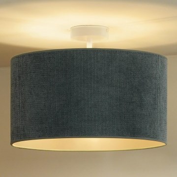 Duolla - Aufbauleuchte CORDUROY 1xE27/15W/230V d 40 cm hellblau