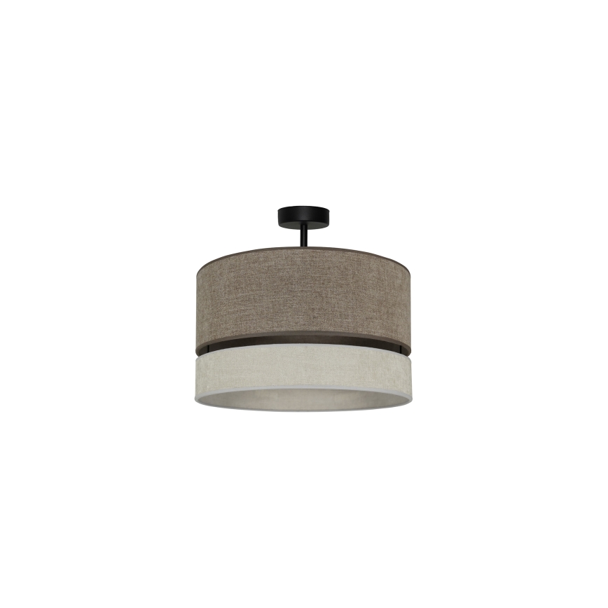 Duolla - Aufbauleuchte DOUBLE 1xE27/15W/230V d 40 cm braun/grau