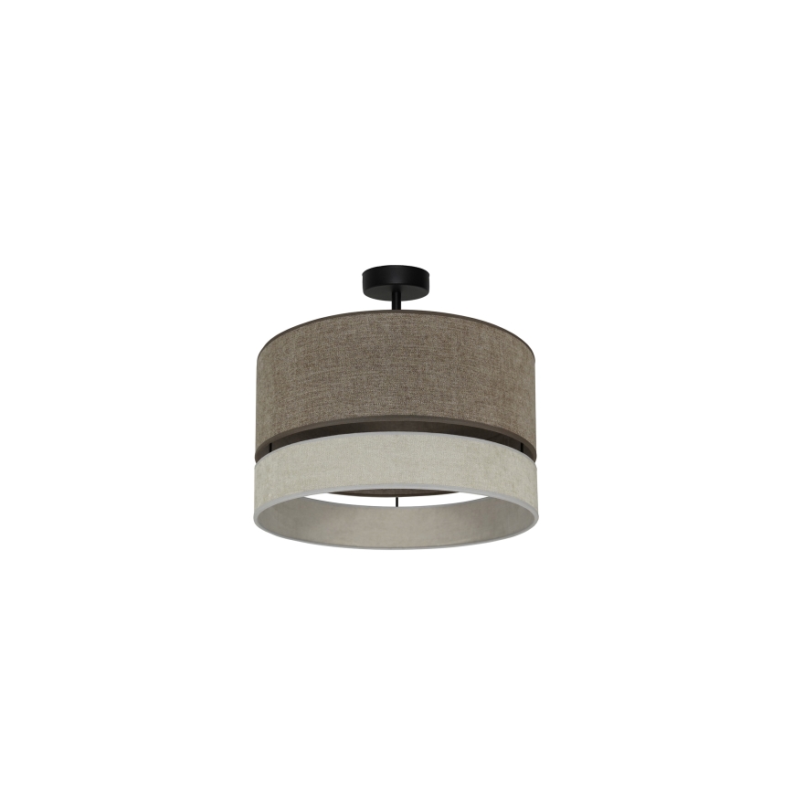 Duolla - Aufbauleuchte DOUBLE 1xE27/15W/230V d 40 cm braun/grau