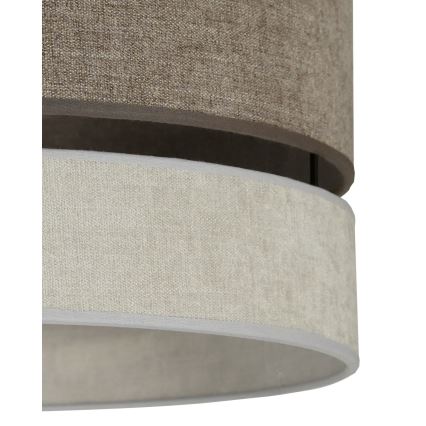 Duolla - Aufbauleuchte DOUBLE 1xE27/15W/230V d 40 cm braun/grau
