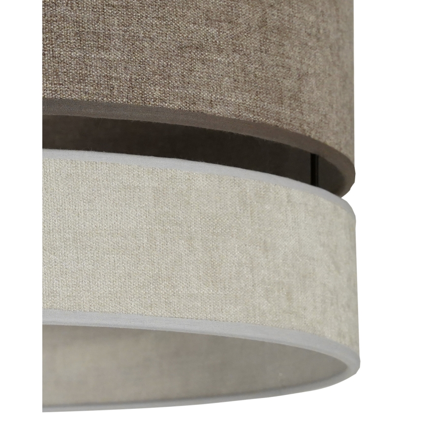 Duolla - Aufbauleuchte DOUBLE 1xE27/15W/230V d 40 cm braun/grau