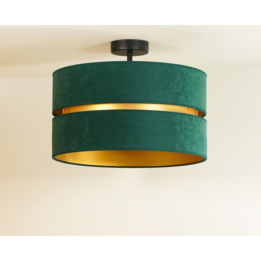 Duolla - Aufbauleuchte DUO 1xE27/15W/230V d 40 cm grün/golden