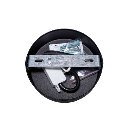 Duolla - Aufbauleuchte DUO 1xE27/15W/230V d 40 cm schwarz/golden