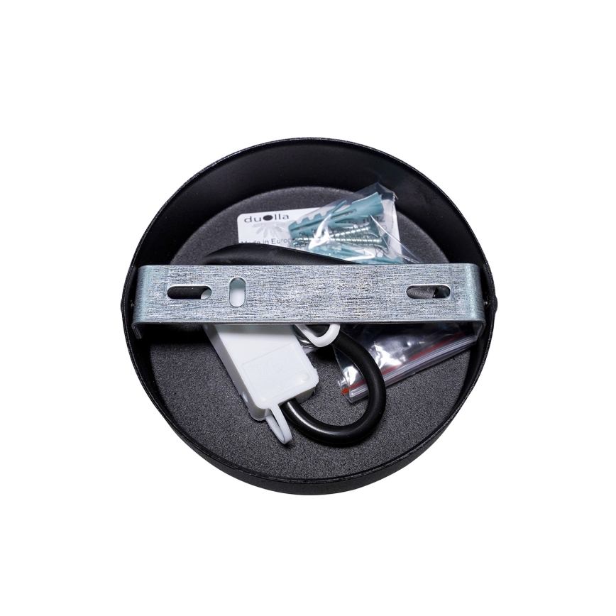 Duolla - Aufbauleuchte DUO 1xE27/15W/230V d 40 cm schwarz/golden