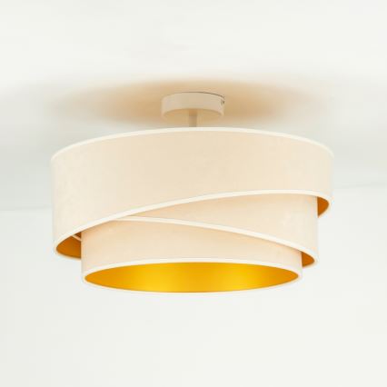 Duolla - Aufbauleuchte KOBO 1xE27/15W/230V d 45 cm cremefarben