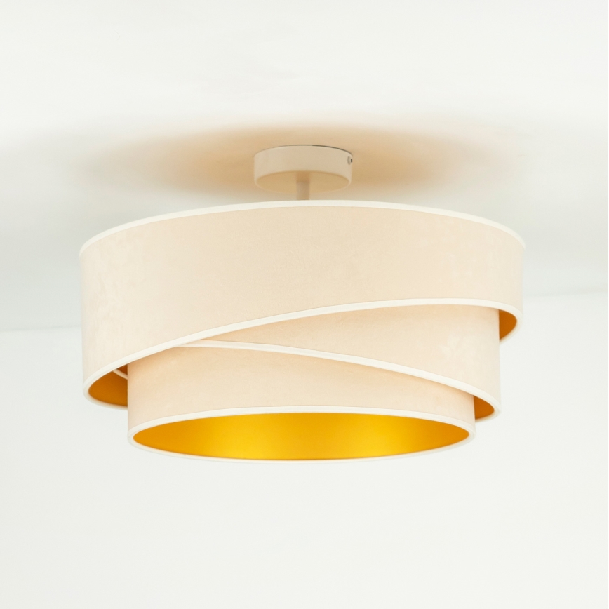 Duolla - Aufbauleuchte KOBO 1xE27/15W/230V d 45 cm cremefarben