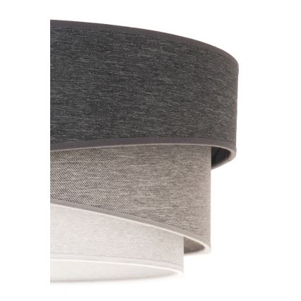 Duolla - Aufbauleuchte KOBO 1xE27/15W/230V d 45 cm grau/weiß