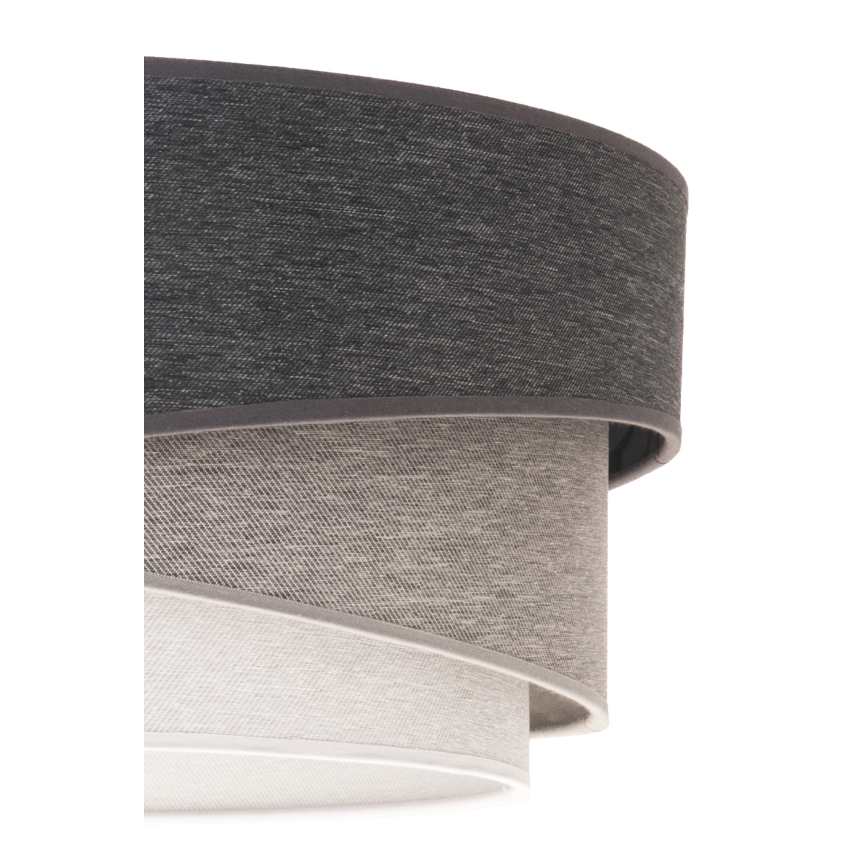 Duolla - Aufbauleuchte KOBO 1xE27/15W/230V d 45 cm grau/weiß