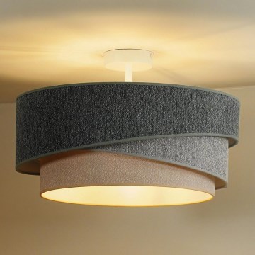 Duolla - Aufbauleuchte KOBO ECO RECYCLING 1xE27/15W/230V d 45 cm grün/grau/cremefarben