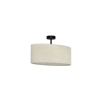 Duolla - Aufbauleuchte OVAL 1xE27/15W/230V grau