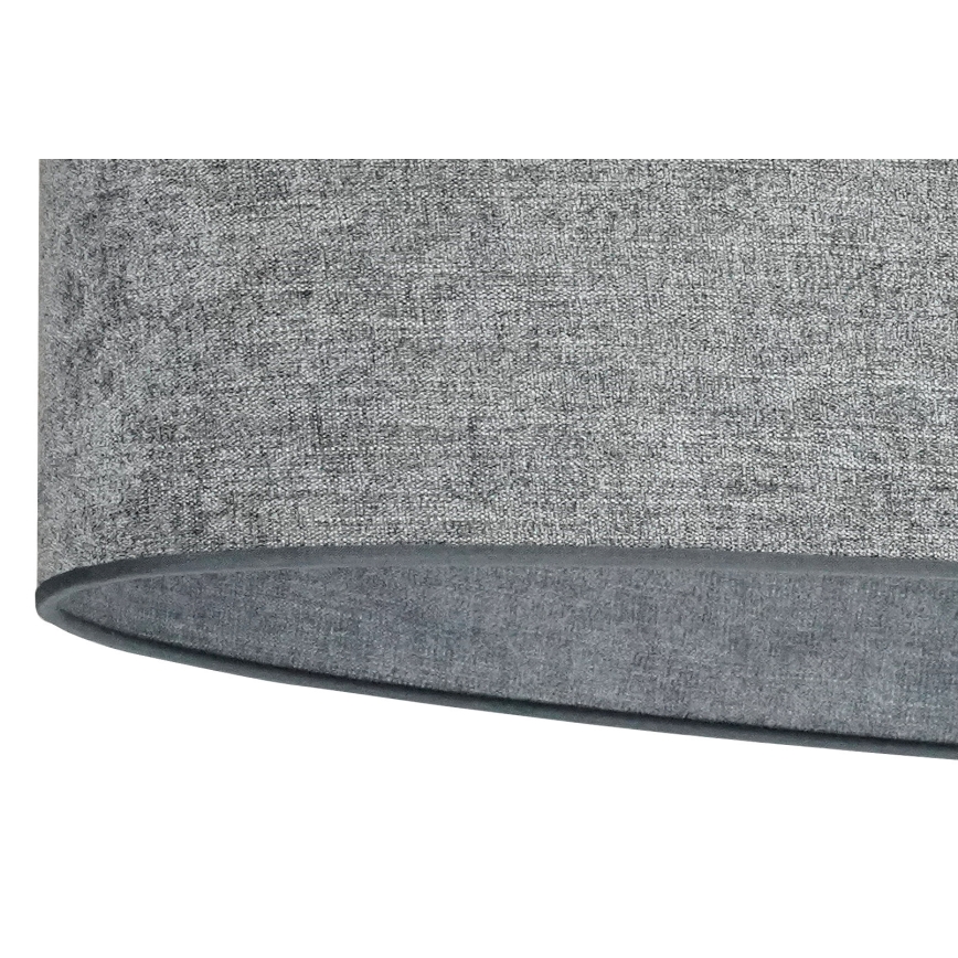 Duolla - Aufbauleuchte OVAL 1xE27/15W/230V grau