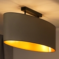 Duolla - Aufbauleuchte OVAL VEGAN 2xE27/15W/230V beige