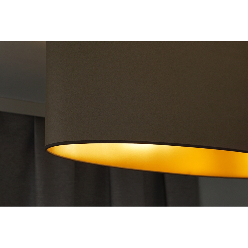 Duolla - Aufbauleuchte OVAL VEGAN 2xE27/15W/230V beige