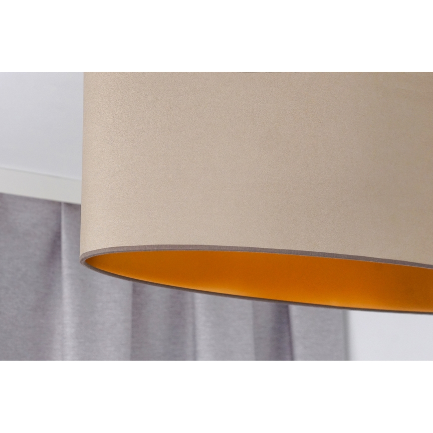 Duolla - Aufbauleuchte OVAL VEGAN 2xE27/15W/230V beige