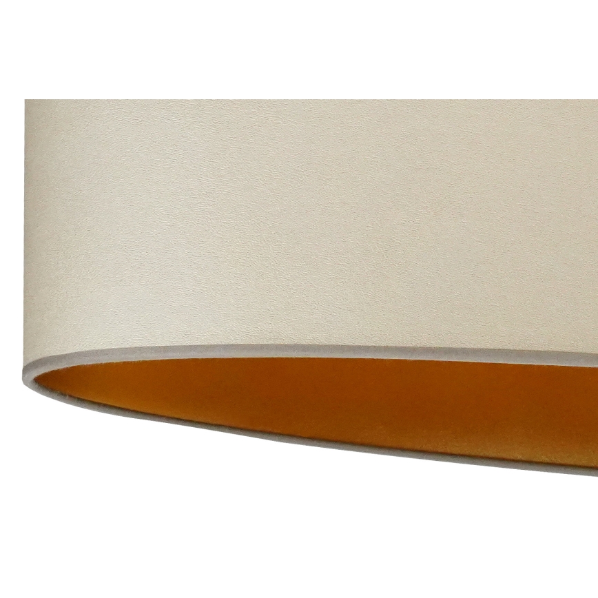 Duolla - Aufbauleuchte OVAL VEGAN 2xE27/15W/230V beige