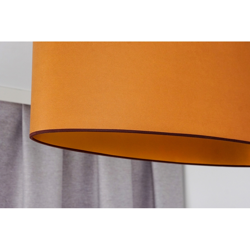 Duolla - Aufbauleuchte OVAL VEGAN 2xE27/15W/230V braun