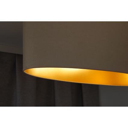 Duolla - Aufbauleuchte OVAL VEGAN 2xE27/15W/230V cremefarben