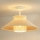Duolla - Aufbauleuchte RIO RATTAN 1xE27/15W/230V d 45 cm beige/Rattan