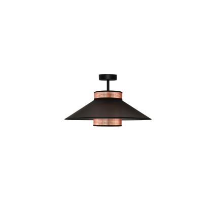 Duolla - Aufbauleuchte RIO SHINY 1xE27/15W/230V d 45 cm schwarz/kupfern