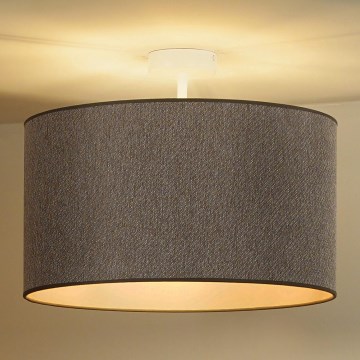 Duolla - Aufbauleuchte ROLLER ECO RECYCLING 1xE27/15W/230V d 45 cm braun