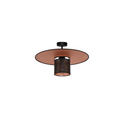 Duolla - Aufbauleuchte TOKYO SHINY 1xE27/15W/230V d 50 cm schwarz/kupfern