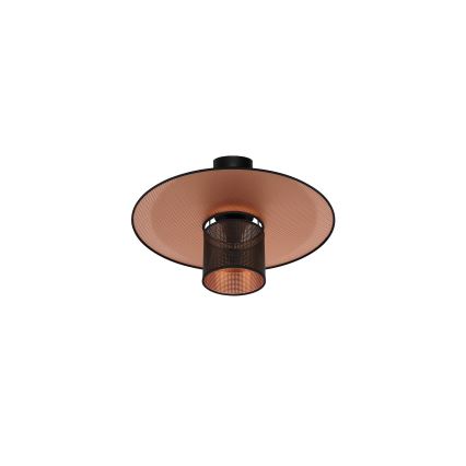 Duolla - Aufbauleuchte TOKYO SHINY 1xE27/15W/230V d 50 cm schwarz/kupfern