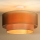Duolla - Aufbauleuchte WOOD BOHO 1xE27/15W/230V d 45 cm kupfern/beige