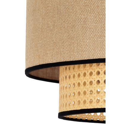 Duolla - Deckenleuchte BOHO 1xE27/15W/230V d 45 cm beige/Rattan