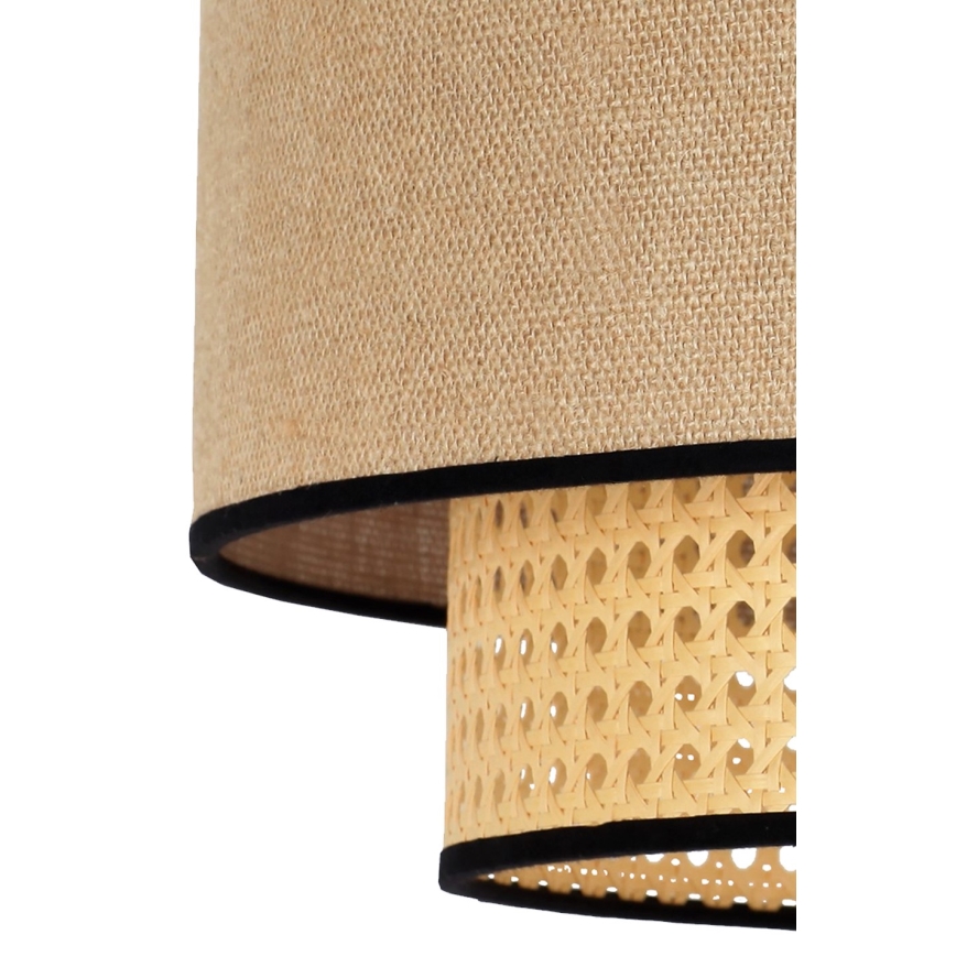 Duolla - Deckenleuchte BOHO 1xE27/15W/230V d 45 cm beige/Rattan