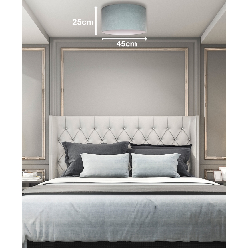 Duolla - Deckenleuchte BRISTOL 1xE27/15W/230V Ø 45 cm grün/weiß