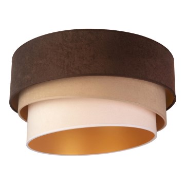 Duolla - Deckenleuchte DEVON 1xE27/40W/230V d 45 cm braun/beige