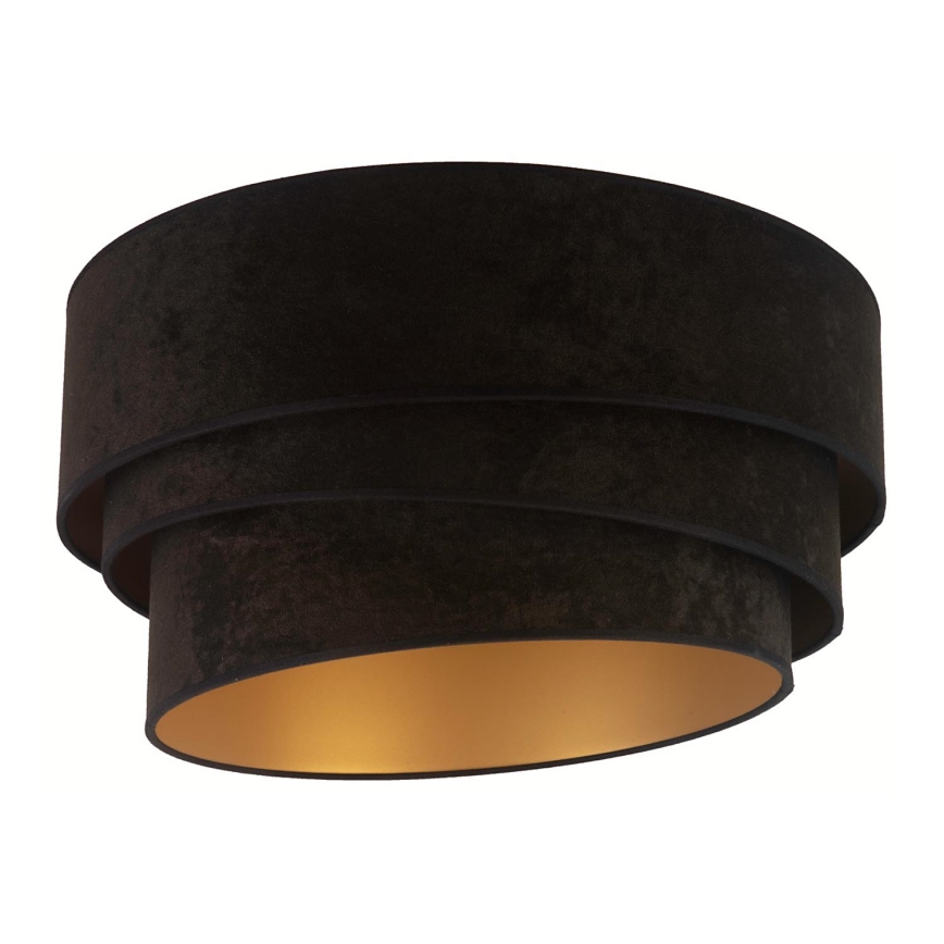 Duolla - Deckenleuchte DEVON 1xE27/40W/230V d 45 cm schwarz/golden