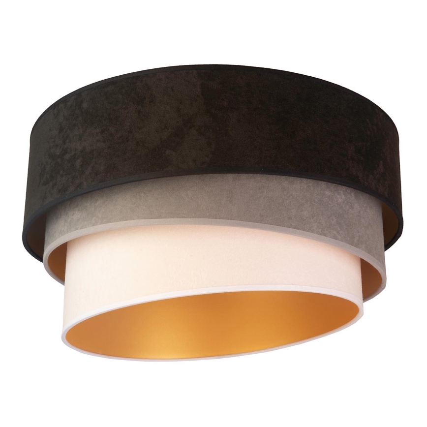 Duolla - Deckenleuchte DEVON 1xE27/40W/230V d 45 cm schwarz/grau/beige