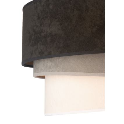 Duolla - Deckenleuchte DEVON 1xE27/40W/230V d 45 cm schwarz/grau/beige